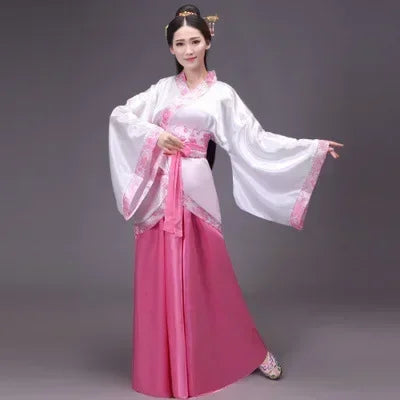 Vintage Women’s Top & Skirt 2-Piece Set – Princess Hanfu Costume Cosplay Elegant Traditional Chinese Clothing 👘✨