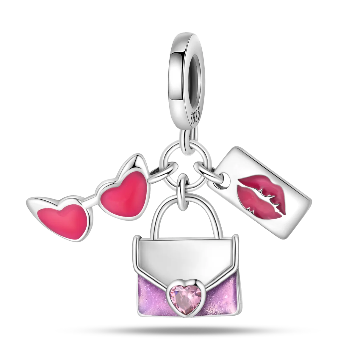 925 Sterling Silver Flying Bird & Butterfly Safety Chain Charm Beads for Original 3mm Bracelet – DIY Jewelry Gift