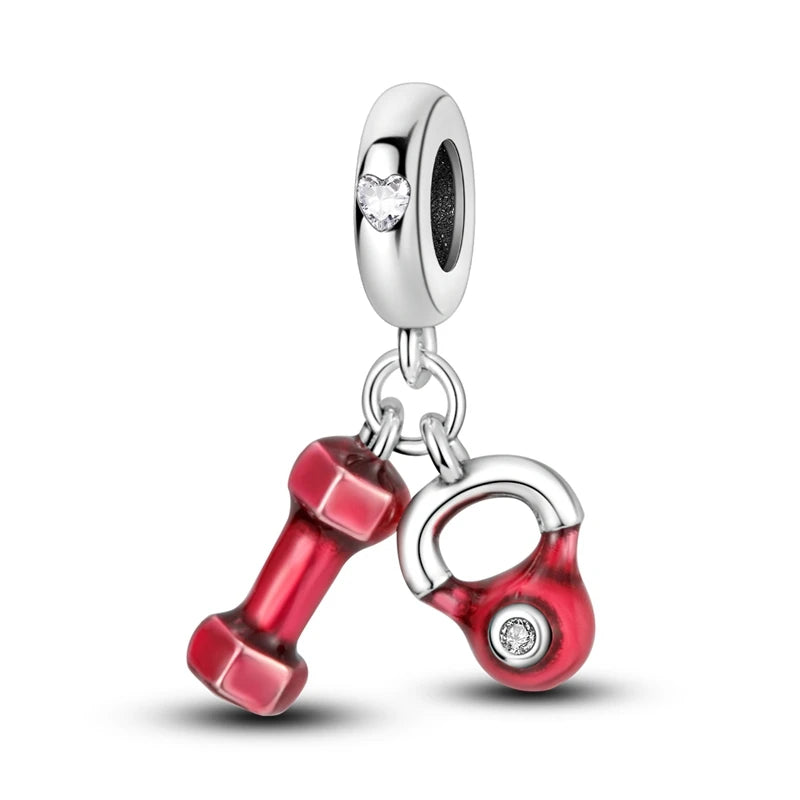 New 925 Sterling Silver Red Series Charm Bead | Original Pendant for Bracelets & Necklaces DIY Jewelry Gift for Women