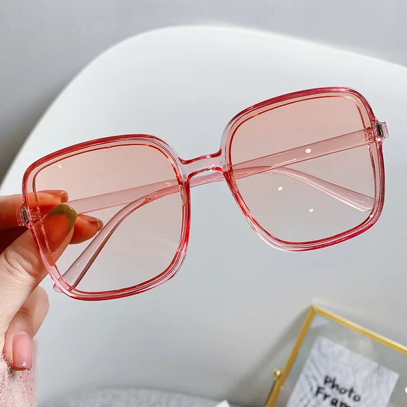 New Oversized Rectangle Sunglasses – Women’s Fashion Square Sun Glasses & Men’s Classic Vintage Eyewear | UV400 Oculos De Sol