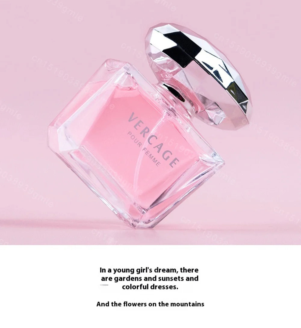 50ML Osmanthus, Peony & Pomegranate Perfume for Women – Crystal Diamond Series | Light, Elegant & Long-Lasting Scent