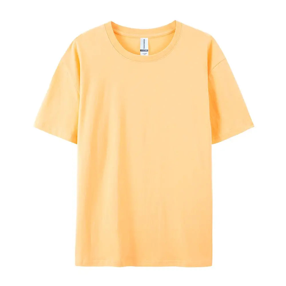 100% Cotton Women T-Shirt – Casual Sporty Short Sleeve O-Neck Tee | Loose Summer Top White & Black