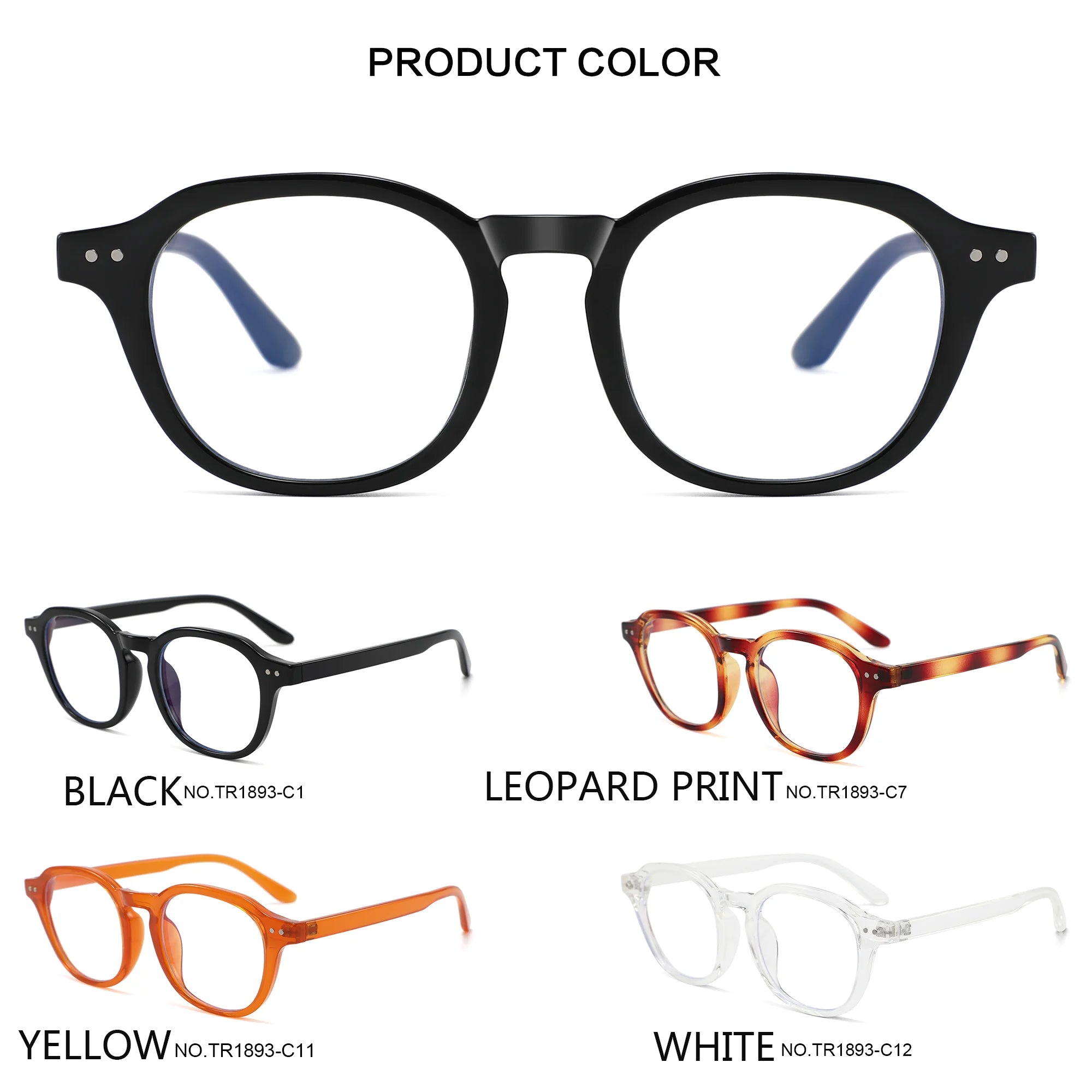 Fashion New Flat Mirror Sunglasses – Women High-End & Men Driving UV400 Metal Square Myopia Glasses