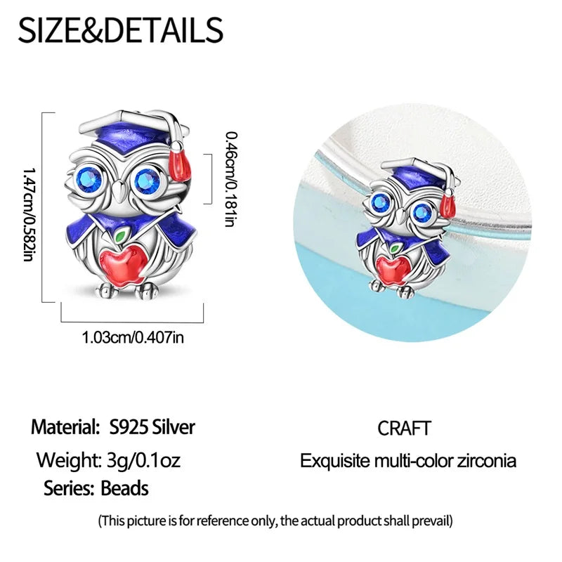 100% 925 Sterling Silver Heart Family Charms with Pumpkin & Pave Zircon Pendant – Fits Original Bracelet DIY Jewelry Gifts