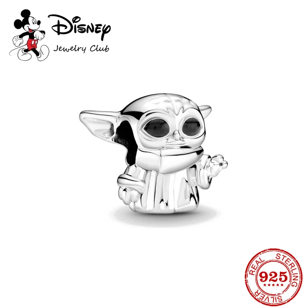 100% 925 Sterling Silver Disney Star Wars Charm Beads – DIY Bracelet Jewelry for Women