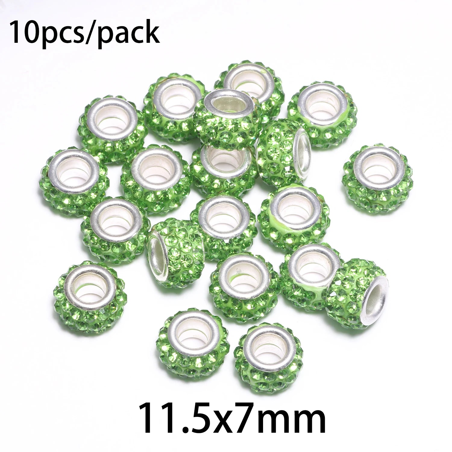 Silicone Spacer Stopper Clip Beads | Murano Crystal Charms | Fit Original Pandora Bracelet & Necklace | DIY Jewelry Making