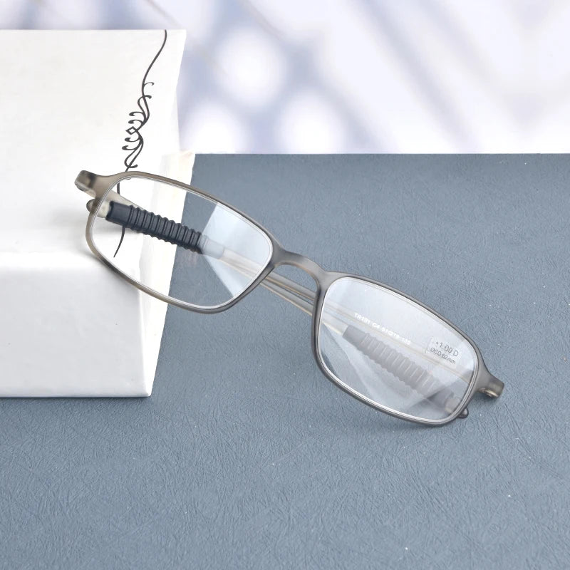 GUANHAO Unisex Reading Glasses 👓 Clear TR90 Frame – Presbyopia 1.0