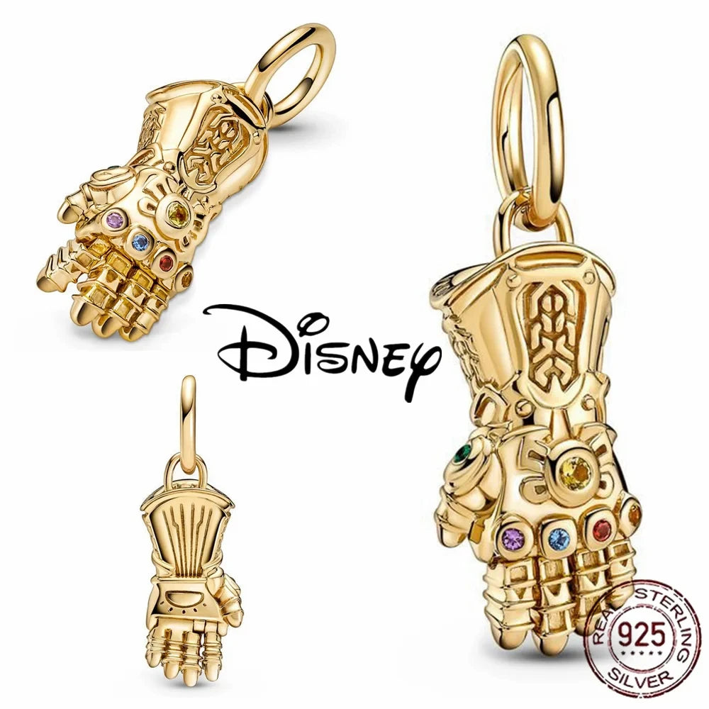 Miniso Disney 925 Sterling Silver Christmas Eve Series Charms | Poker Jack Skull Beads Fit Original Bracelet Women Jewelry Gift