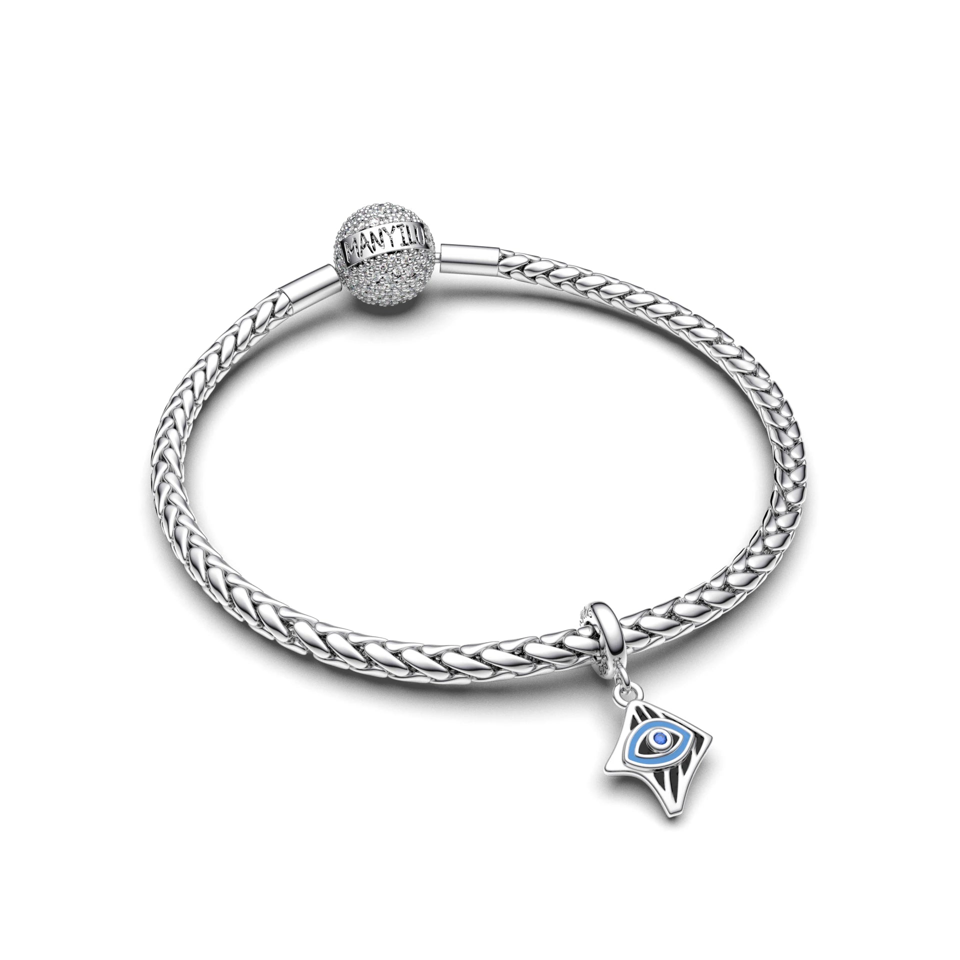 Manyilus 925 Sterling Silver & Real K Gold Charms | Plata 925 Original Beads for Bracelets & Necklaces | Women’s DIY Jewelry Making