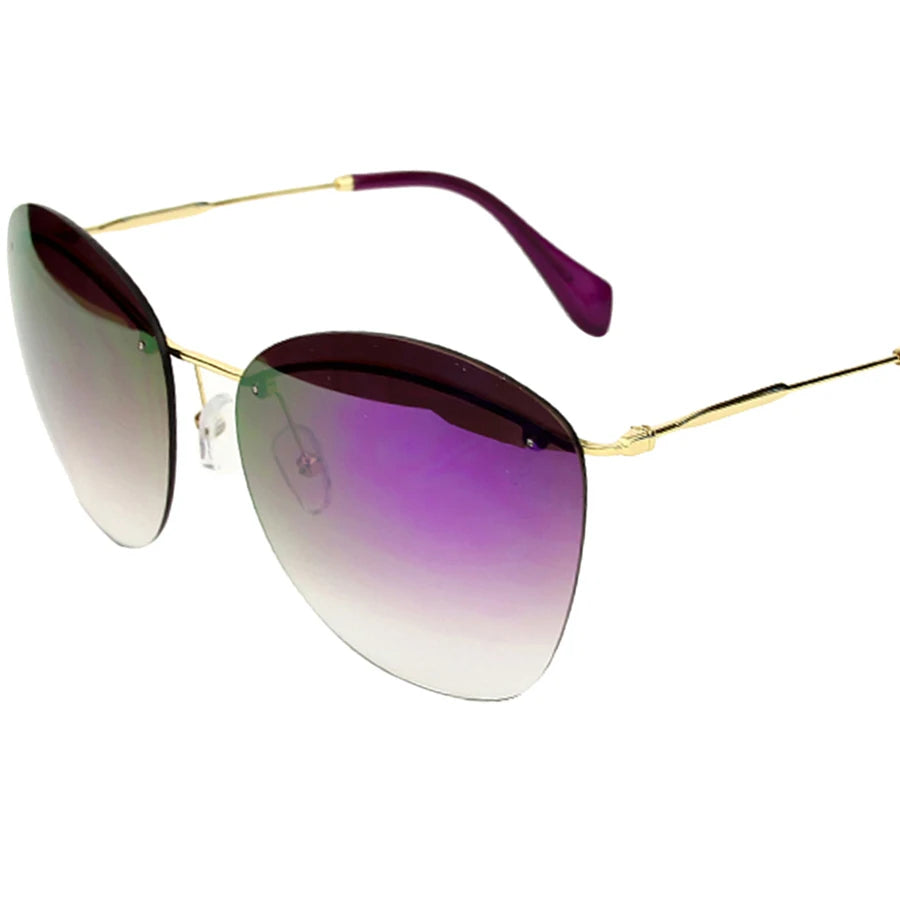 2025 Rimless Oval Sunglasses 🕶️ UV400 Luxury Unisex Outdoor Eyewear