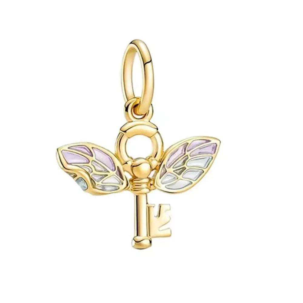 925 Sterling Silver Harry Potter Disney Charm Beads | Fits Pandora Bracelet Keychain | Fashion Jewelry Gift for Women