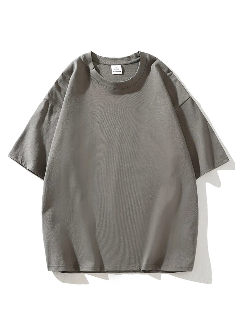 LEGIBLE 2025 Summer Women Short Sleeve T-Shirt – Loose Solid O-Neck Casual Tee 🌞👚