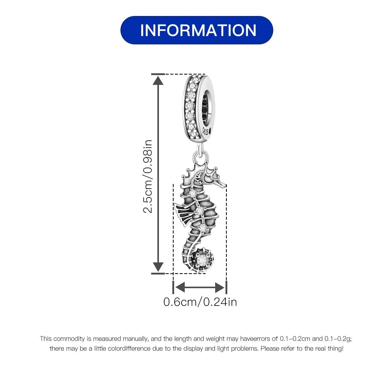 Orstarry 925 Sterling Silver Mermaid Cartoon Charm | Original Pendant Beads Fit Pandora Bracelet DIY Fine Jewelry Gift