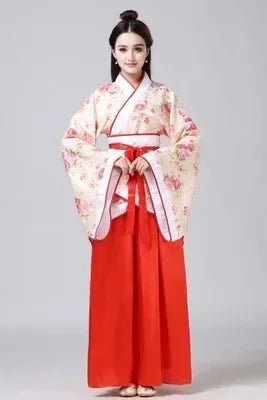Vintage Women’s Top & Skirt 2-Piece Set – Princess Hanfu Costume Cosplay Elegant Traditional Chinese Clothing 👘✨