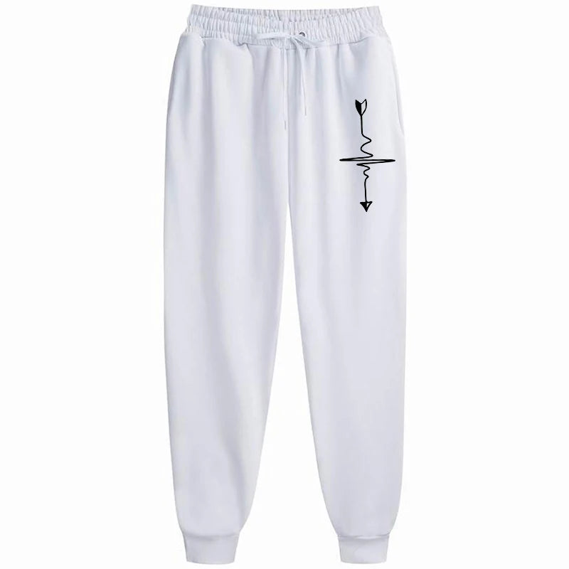 Women’s Black & Gray Jogging Sweatpants | Baggy Casual Sports Pants Streetwear