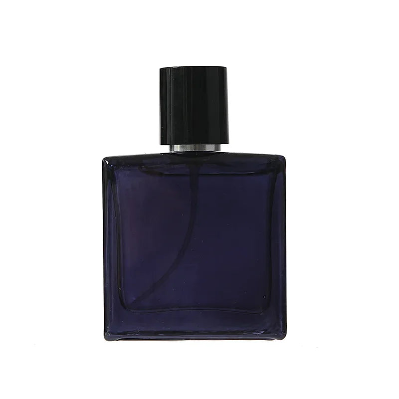 30/50/100ml Refillable Perfume Bottle – Bright Black Glass Spray Atomizer | Portable Travel Mist Bottle