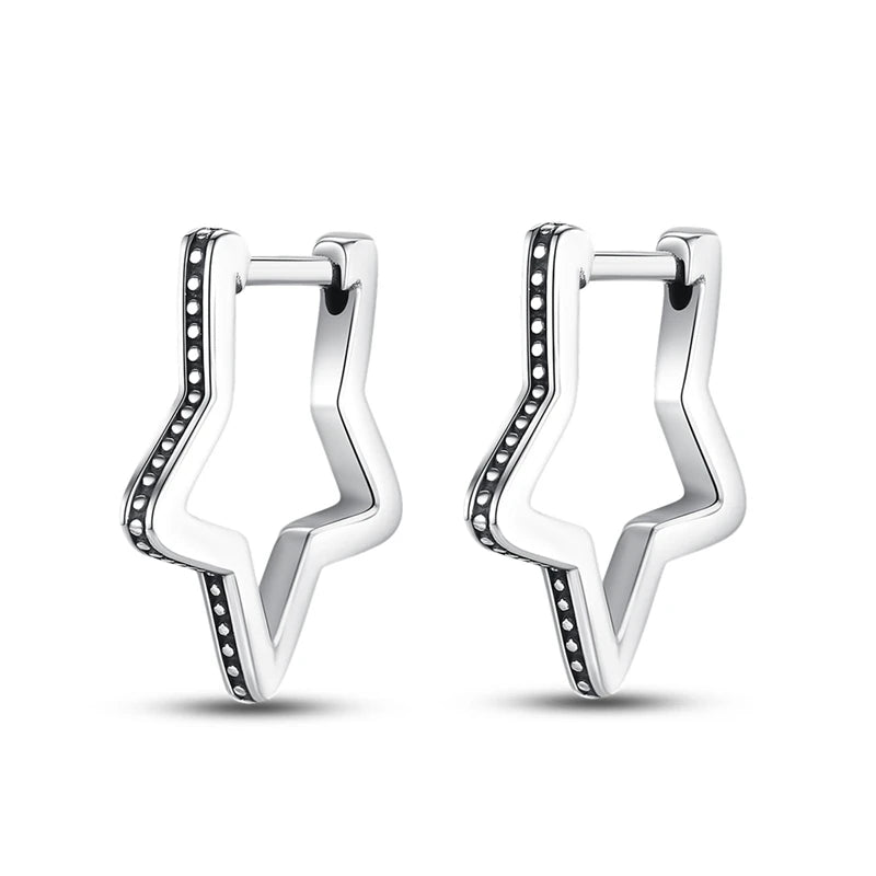 925 Sterling Silver Glowing Starfish & Shell Earrings | Fashion Jewelry for Women