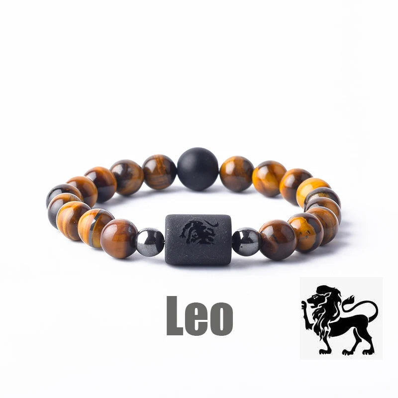 Zodiac Sign Bracelet for Men & Women | 12 Constellation Bangles | Gemini, Virgo, Leo, Libra Friendship Gift