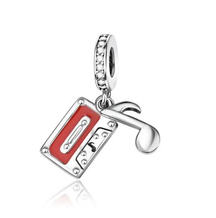 Original 925 Sterling Silver Charms | Bag, Earphone, Magic Cube, Watch & Games Console Beads for Bracelets & Necklaces