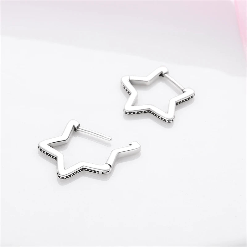 925 Sterling Silver Glowing Starfish & Shell Earrings | Fashion Jewelry for Women