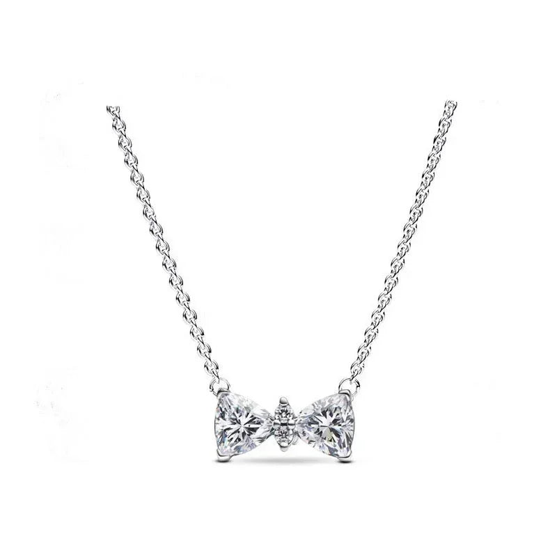 Colorful Heart-Shaped 925 Sterling Silver Pendant Necklace – Lover’s Holiday Jewelry