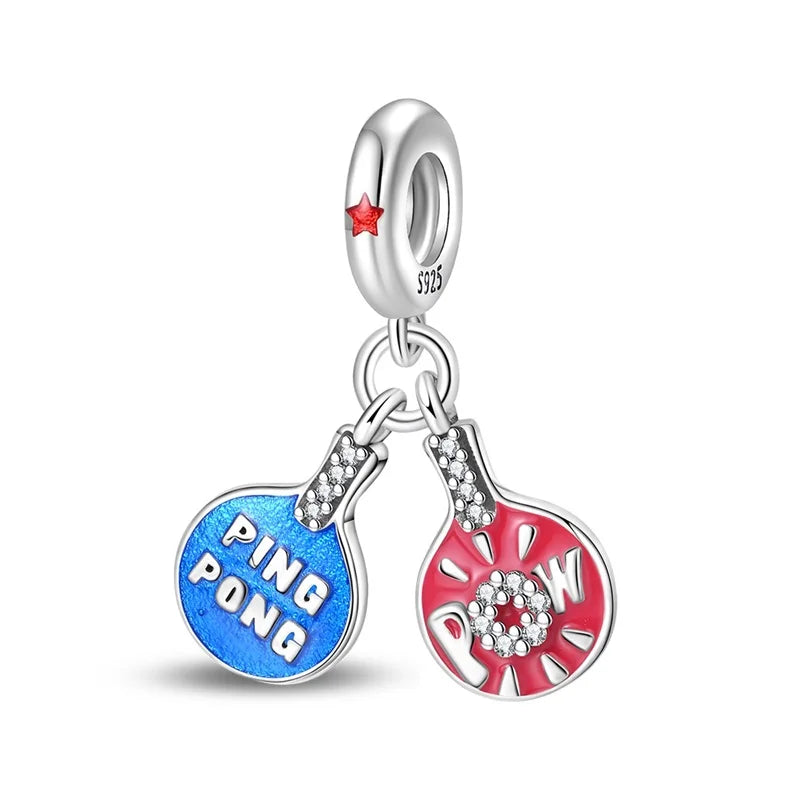 Original 925 Sterling Silver Charms | Bag, Earphone, Magic Cube, Watch & Games Console Beads for Bracelets & Necklaces