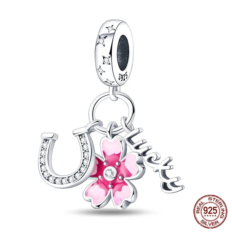Fashion 925 Sterling Silver Colorful Butterfly Dragonfly Hummingbird Charms – Spring Series Beads Fit 925 DIY Bracelet