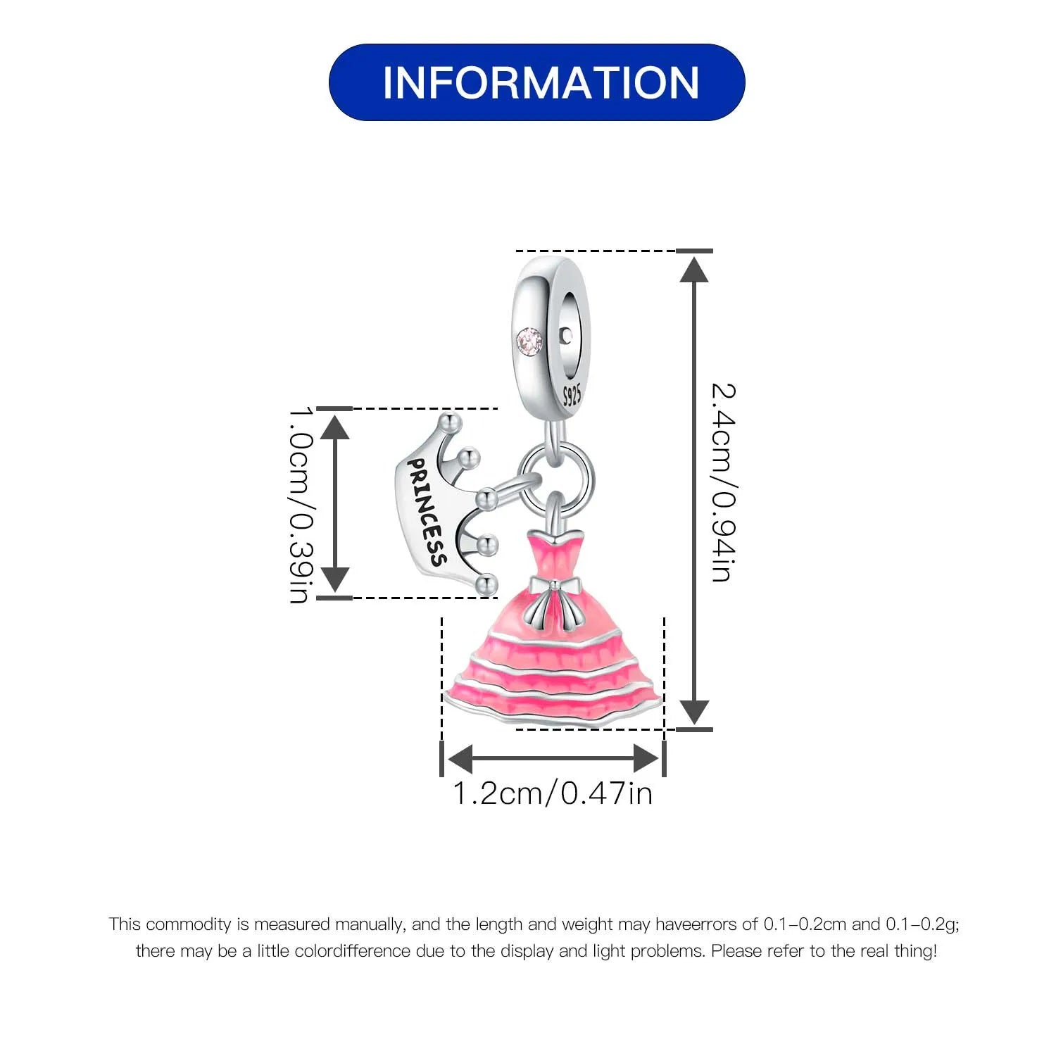 925 Sterling Silver Western Cowboy Boots Charm Bead | Hobby Series Pendant for Bracelet DIY Jewelry Gift