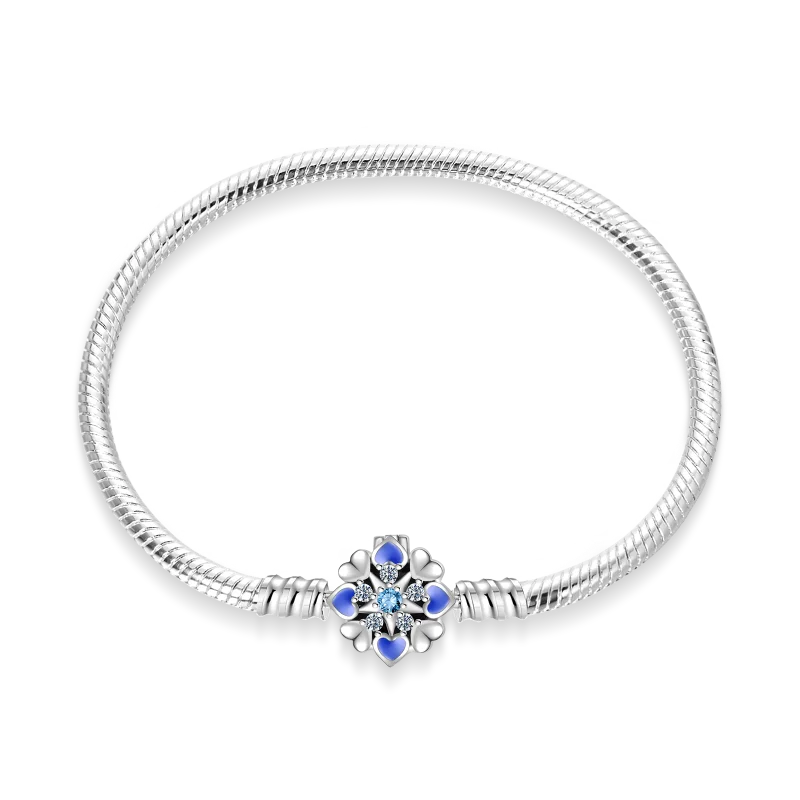 S925 Sterling Silver Snake Bone Chain Bracelet | Pandora Fit DIY Jewelry