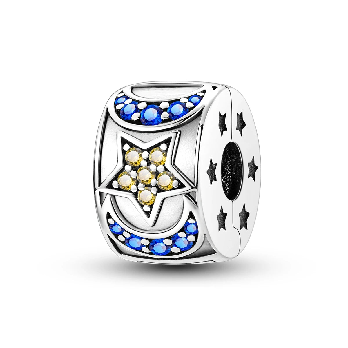 Original 925 Sterling Silver Stopper Bead Clip Charm | Fits Bangle Bracelet DIY Jewelry