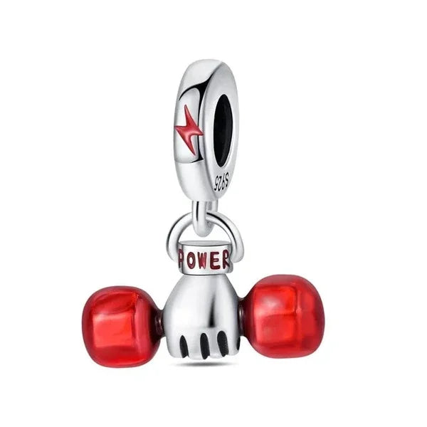 925 Sterling Silver Sports Charm Beads | Baseball & Football Pendant for Original Bracelets & Necklaces DIY Jewelry Gift for Women