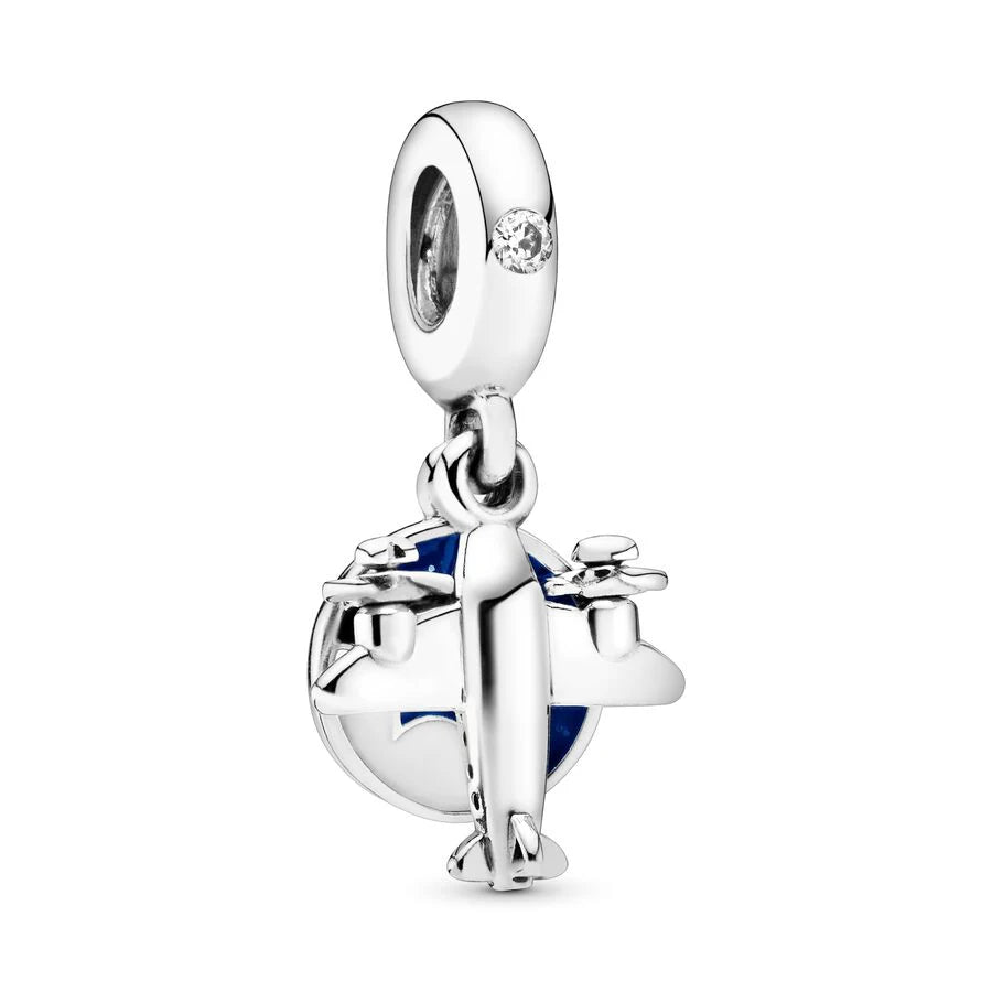 925 Sterling Silver Travel Charms – Japan, Bicycle, Car & Statue of Liberty Beads Fit Pandora Bracelet DIY Women’s Jewelry Gift
