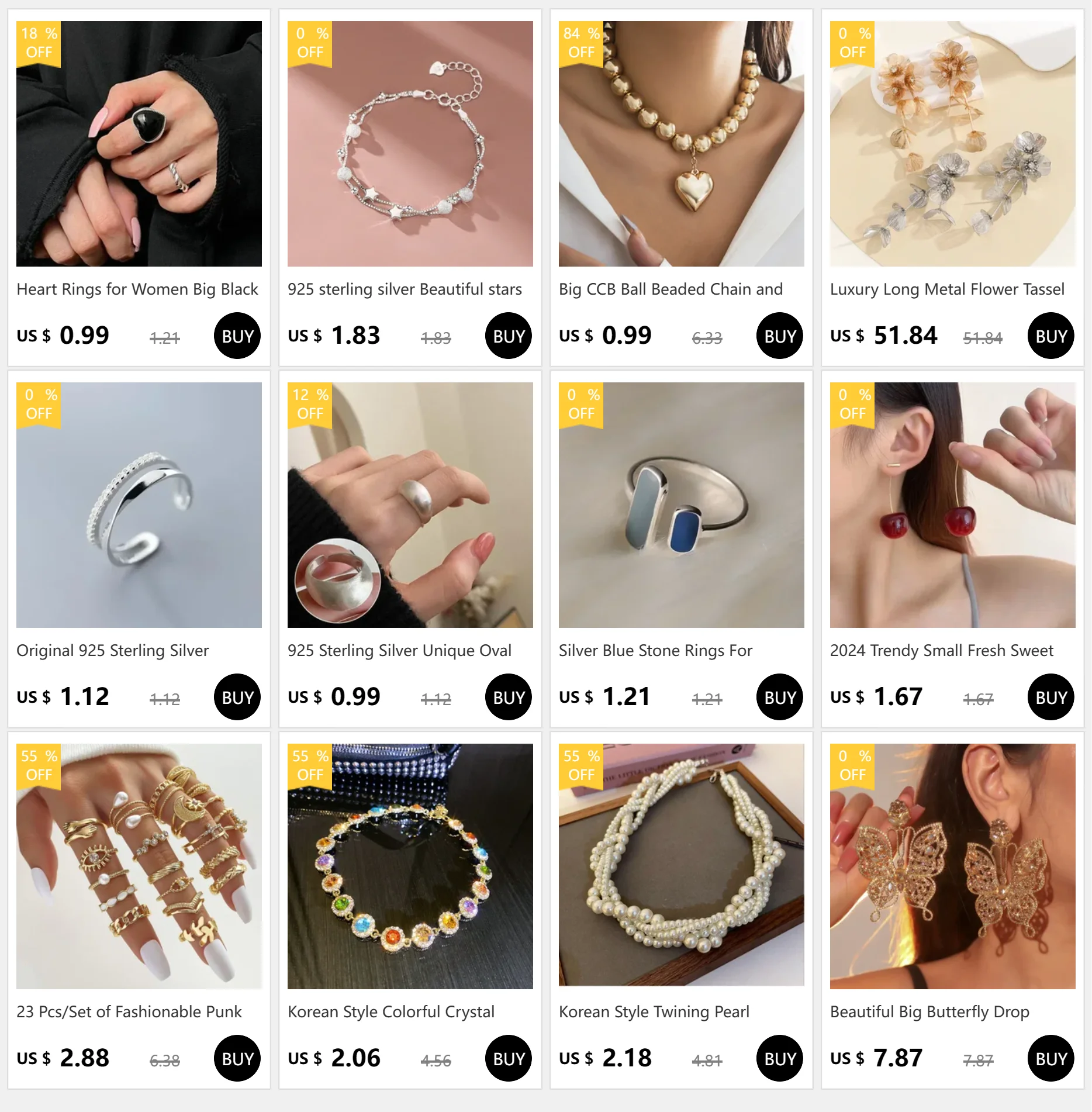 Original 925 Silver-Plated Double Lines Ring for Women – Vintage Wedding Engagement Jewelry Birthday Gift