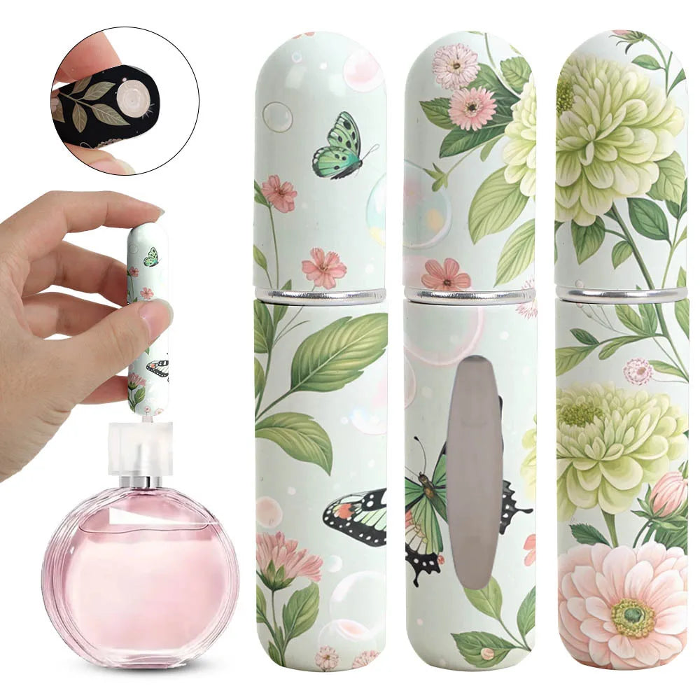 5ML New Mini Perfume Atomizer – Travel Portable Spray Bottle | Cosmetic Pump Dispenser & Fragrance Storage