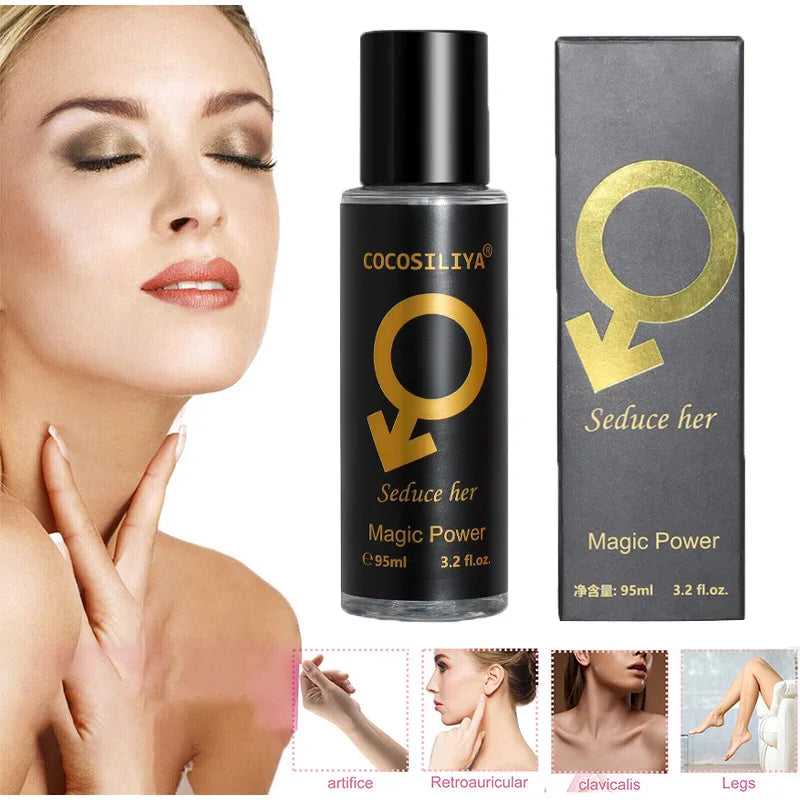 90ml Pheromone Seductive Perfume for Men – Long-Lasting Body Spray to Attract Women | Charming Flirting Dating Scent