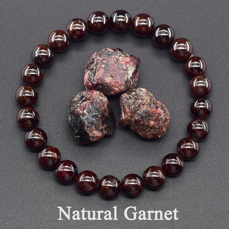 Genuine Tree Patterned Moss Agate Beads Bracelet – Natural Energy Healing Jewelry for Men & Women