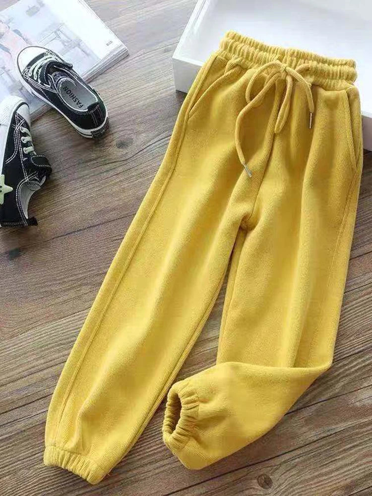 Women’s Winter Warm Leggings – Thick Fleece Plus Size Long Pants | Fashion Casual Solid Color Trousers