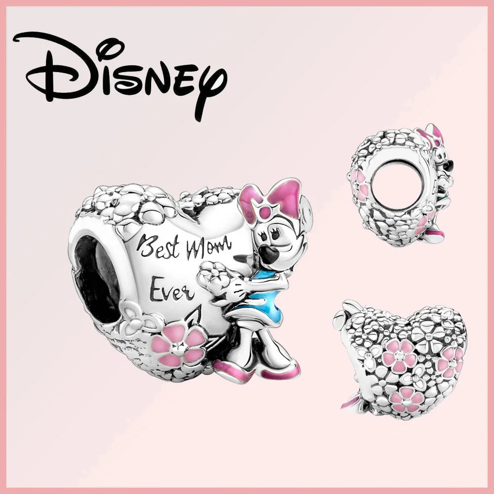 Disney Deadpool Stitch Minnie Winnie 925 Sterling Silver Dangle Charms – Fit Original Bracelet