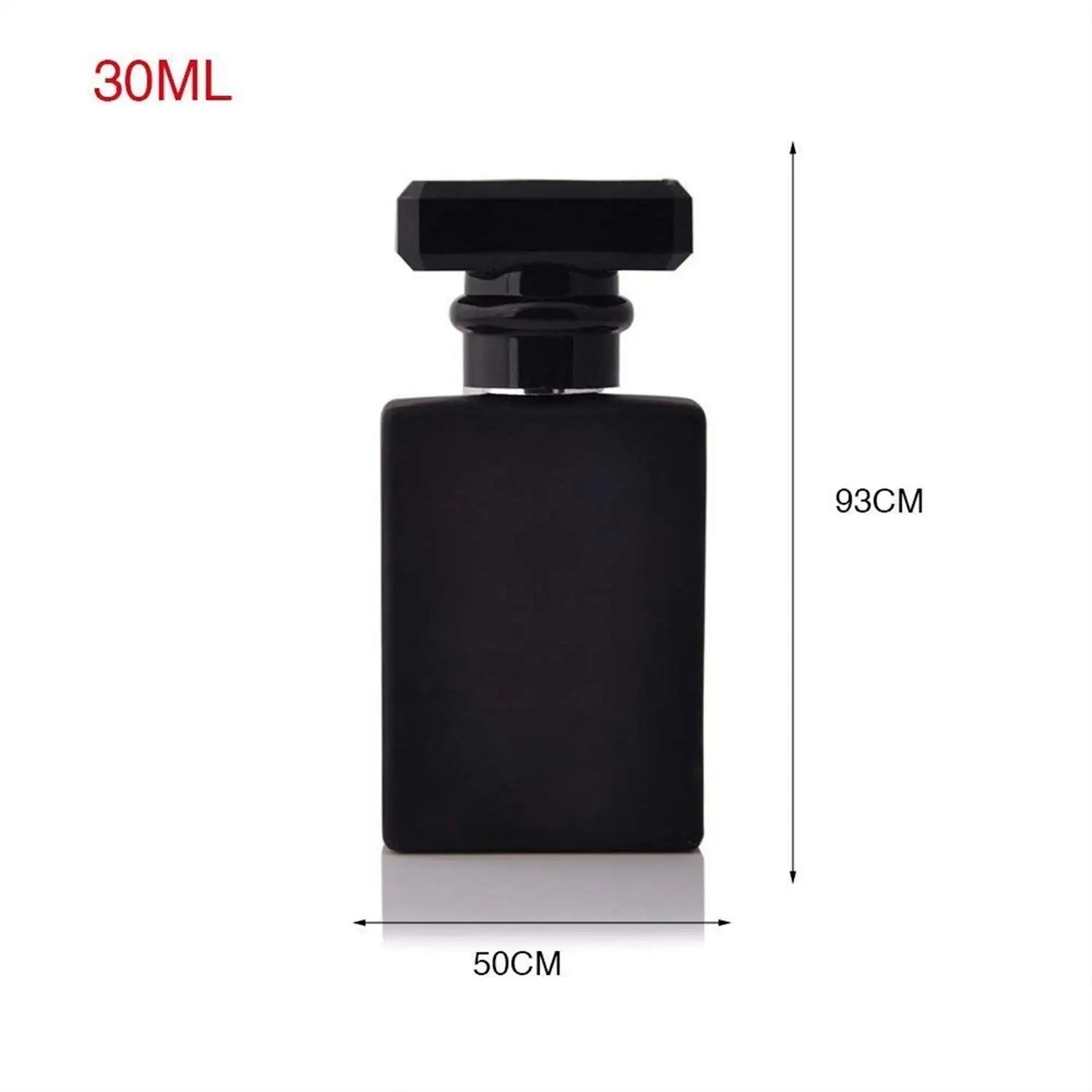 2PCS 30ML Refillable Flint Glass Perfume Bottles – Clear & Black with Spray Bottles, Funnels & Dispensing Divas