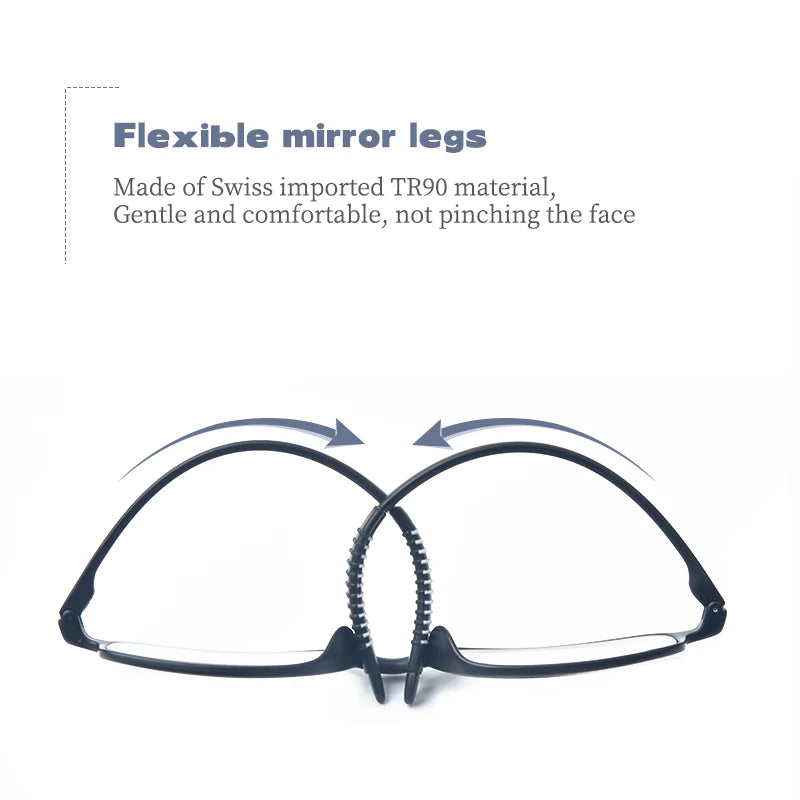 GUANHAO Unisex Reading Glasses 👓 Clear TR90 Frame – Presbyopia 1.0