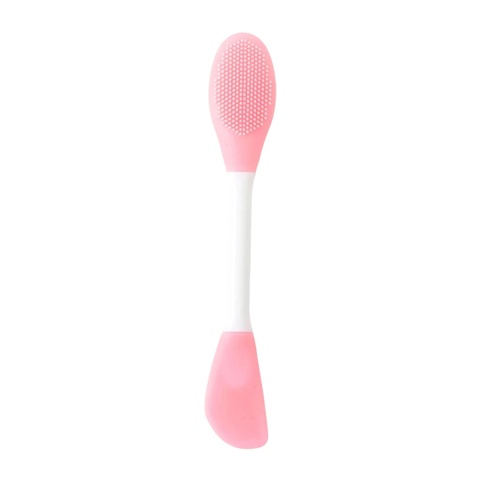 2-in-1 Facial Cleaning Silicone Brush & Mask Applicator – Skincare Spa Wash Tool
