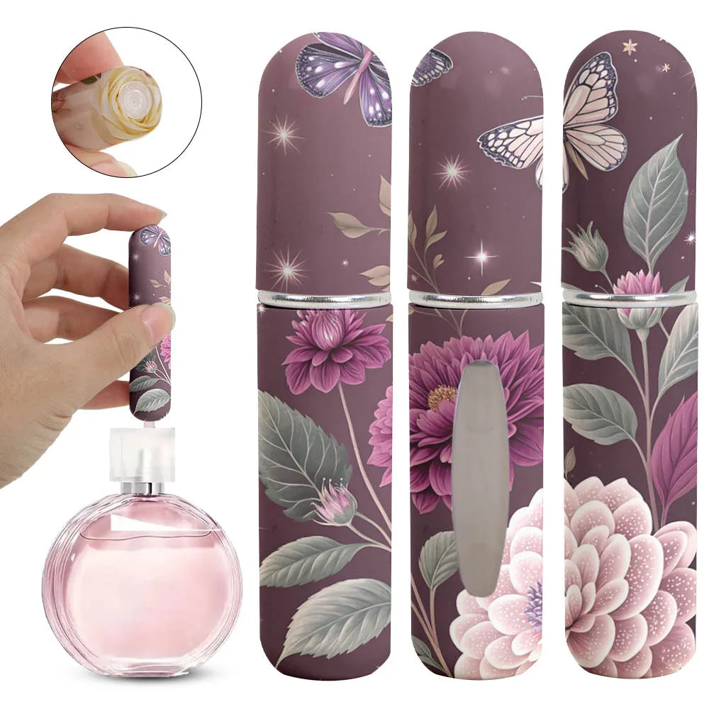 5ML New Mini Perfume Atomizer – Travel Portable Spray Bottle | Cosmetic Pump Dispenser & Fragrance Storage