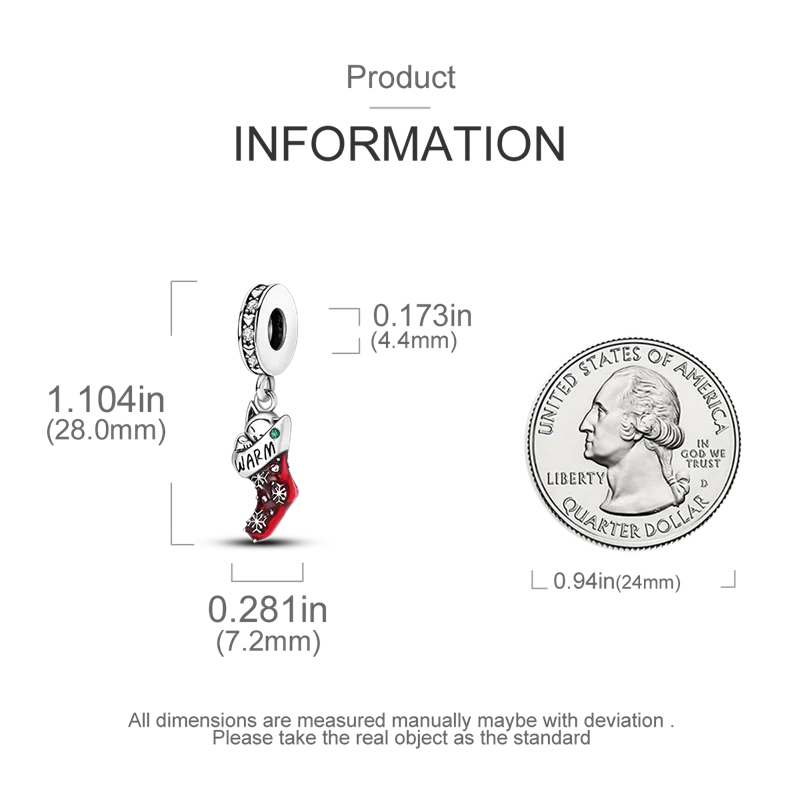 925 Silver Disney Christmas Charm Trio – Mickey Wreath & Minnie Ice Skating Bead for S925 Bracelet