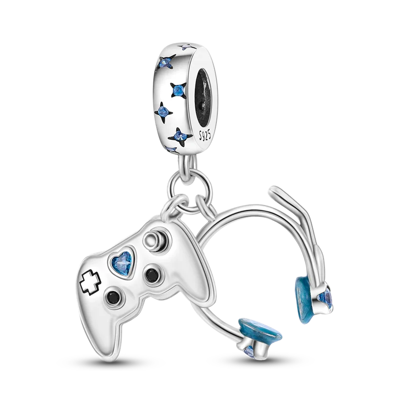 Blue Series 925 Sterling Silver Charms | Butterfly, Earth & Ocean Beads Pendants Fit Original Bracelet DIY Jewelry