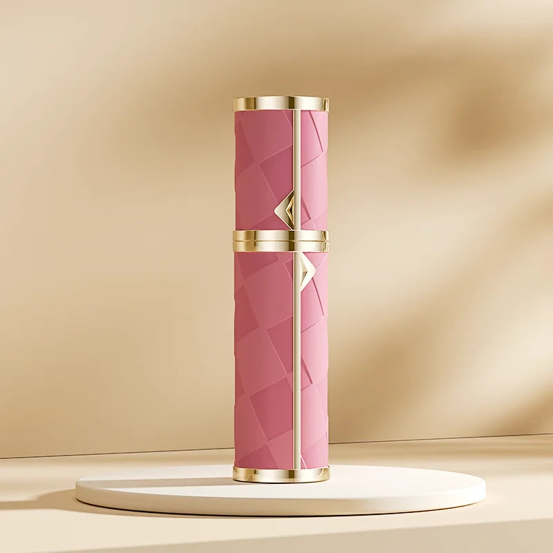 5ML Portable Mini Perfume Bottle – Travel Refillable Cosmetic Dispenser | Leather Leak-Proof Perfume Sprayer