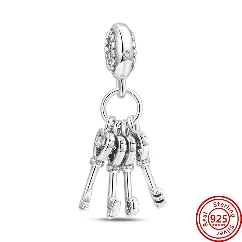 2025 Classic 925 Sterling Silver Aircraft Whistle Gear Charms | Fit Original Bracelet DIY Jewelry Birthday Gift