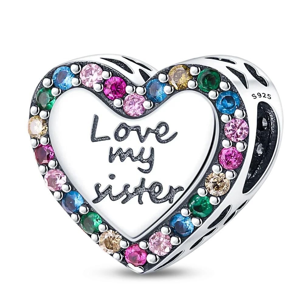 925 Sterling Silver Blue Moon Plane Space Series Glass Beads Clip Charm for Bracelet