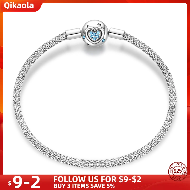 S925 Sterling Silver Snake Bone Chain Bracelet | Pandora Fit DIY Jewelry