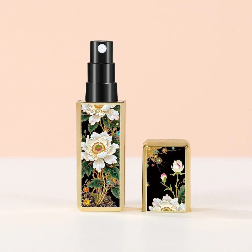 5ml New Mini Perfume Bottle – Refillable Portable Rotating Spray | Empty Cosmetic Storage Container