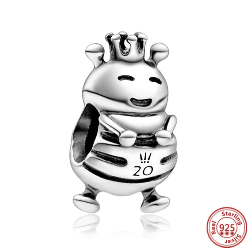 925 Sterling Silver Travel Series Charms | Airplane Passport Luggage Sun Moon Star Beads Fit Original Bracelet Jewelry